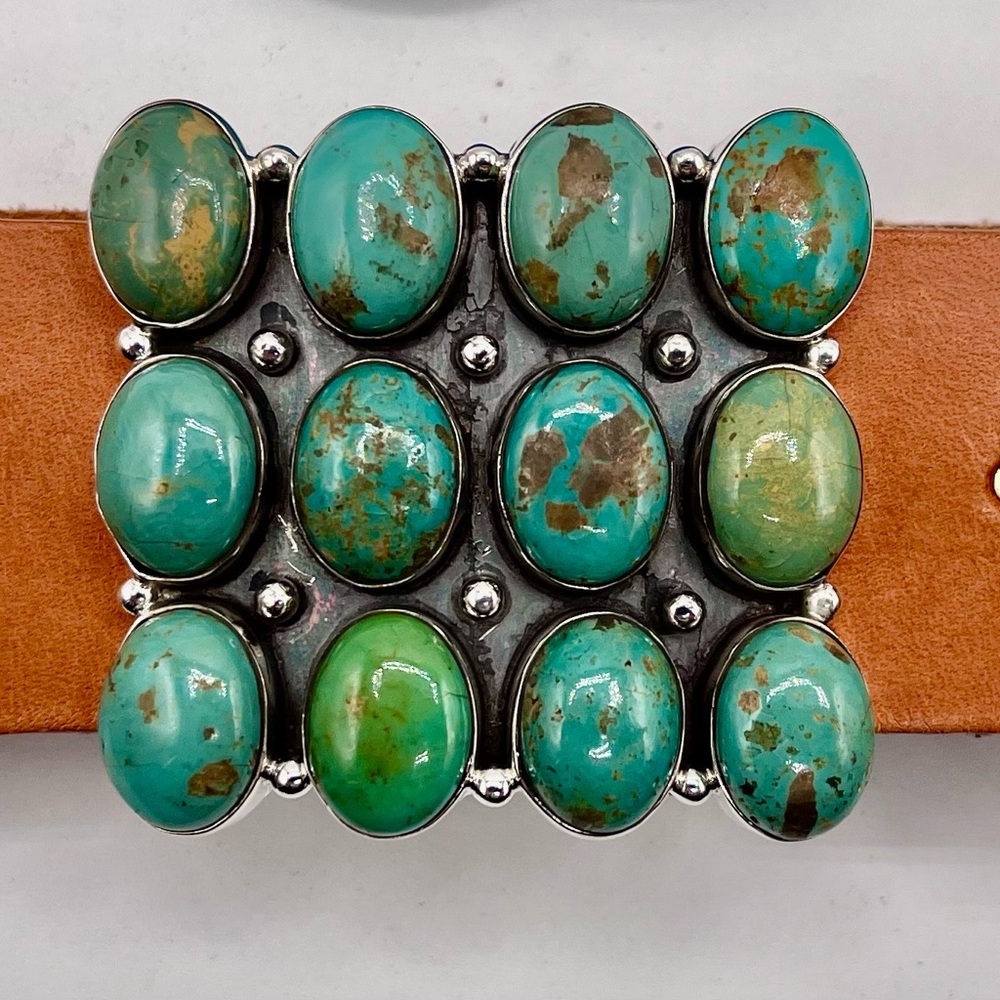 Exquisite " Matrix Majesty " 12 stone contemporary buckle.